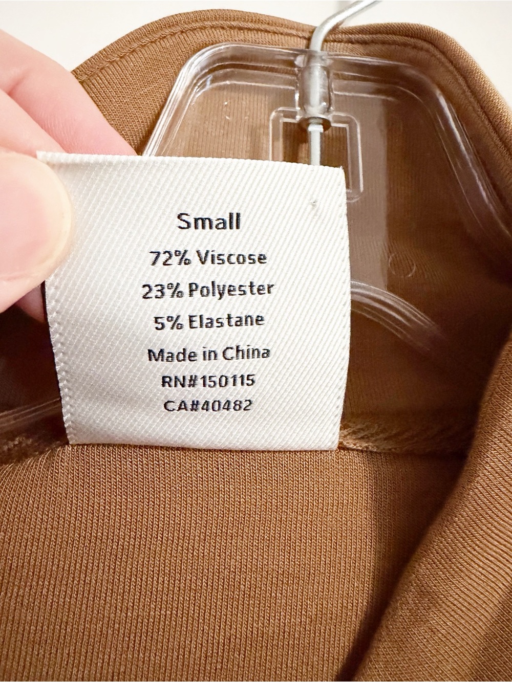 Varley DoubleSoft Ralston Zip Through Sweat Jacket Golden Bronze Camel Small - Picture 7 of 8